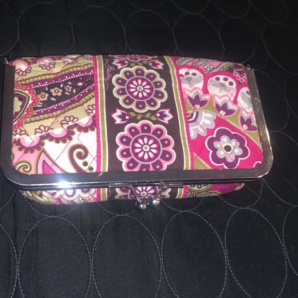 Vera Bradley Floral Kisslock Cosmetic bag/medicine bag
